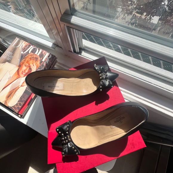 Valentino Rock Stud Kitten Heels - Picture 6 of 13